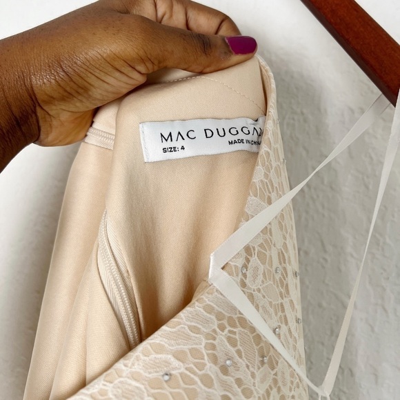 Mac Duggal Embellished One Shoulder Cut Out Gown - Picture 7 of 11